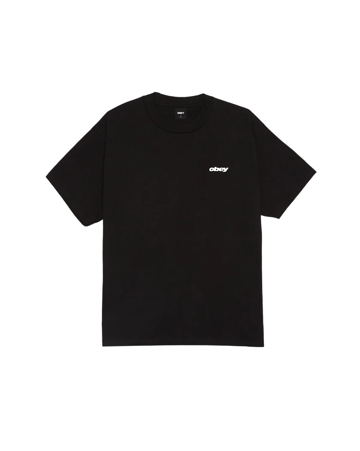 OBEY REAL SPILL CLASSIC T-SHIRT BLACK