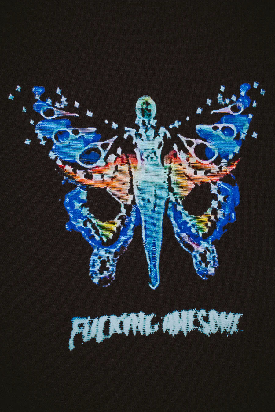 FUCKING AWESOME // T-SHIRT // BUTTERFLY // BLACK