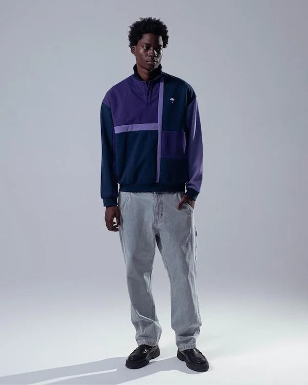 BANKS SWEAT POLO PURPLE MULTICO