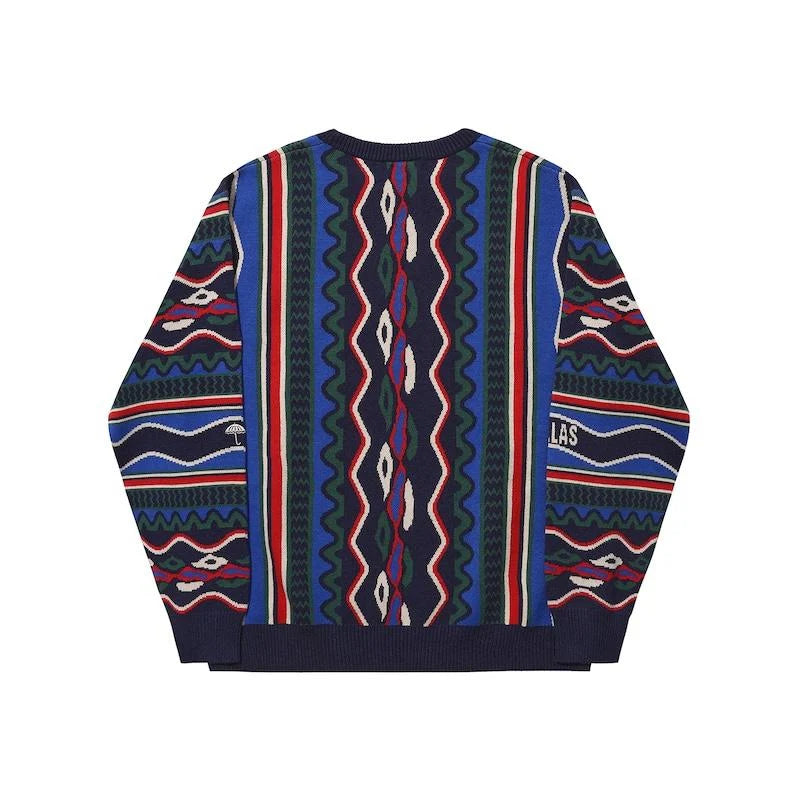 COOG CREWNECK KNIT BLUE MULTICO