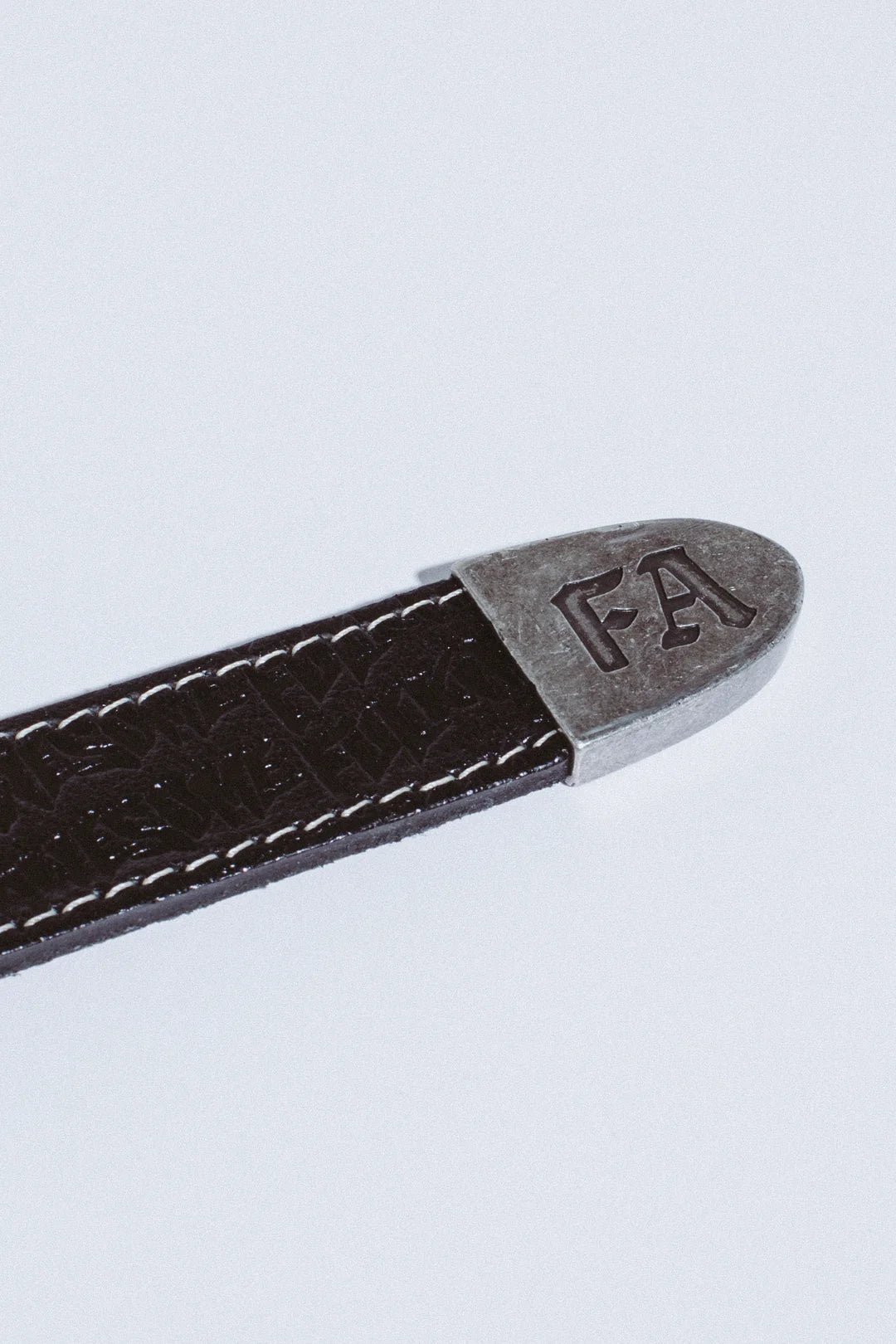 FUCKING AWESOME AVE LEATHER EMBOSSED BELT
