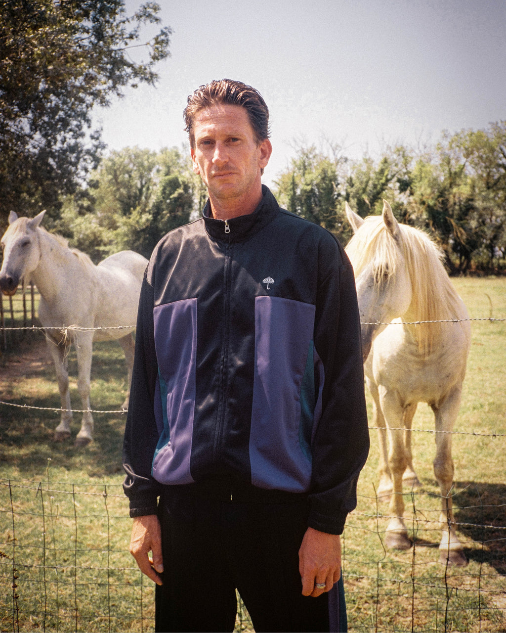 HELAS RELAX TRACKSUIT JACKET BLACK MULTICO