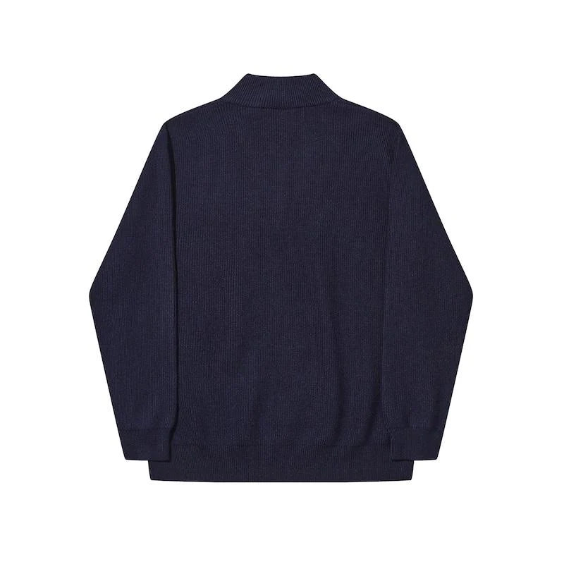 HELAS CLASSIC QUARTER ZIP KNIT NAVY