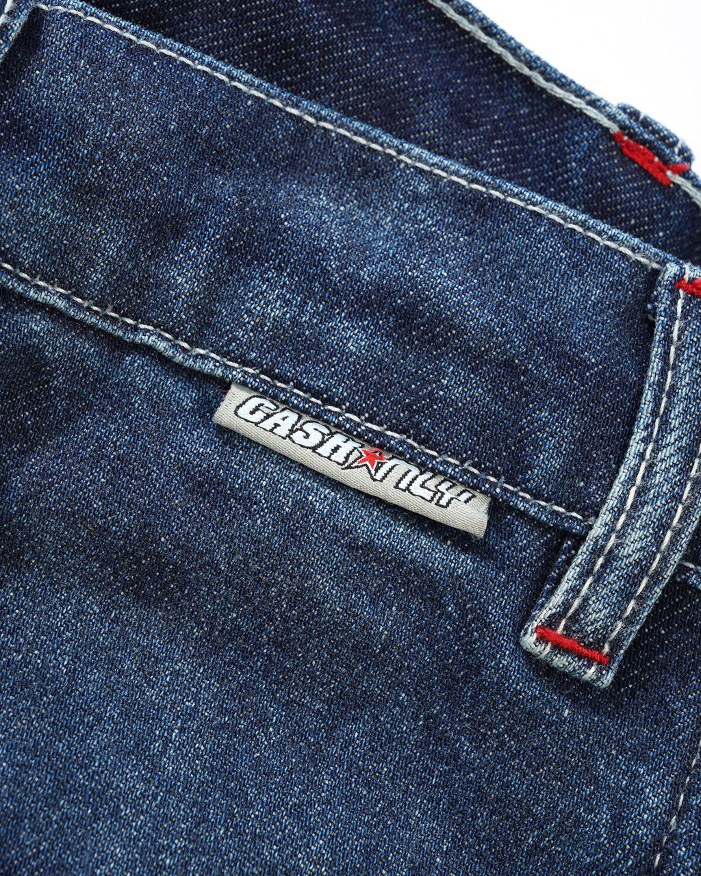 CASH ONLY // SHORT // COMPANY DENIM // DISTRESSED WASHED SLUB BLUE