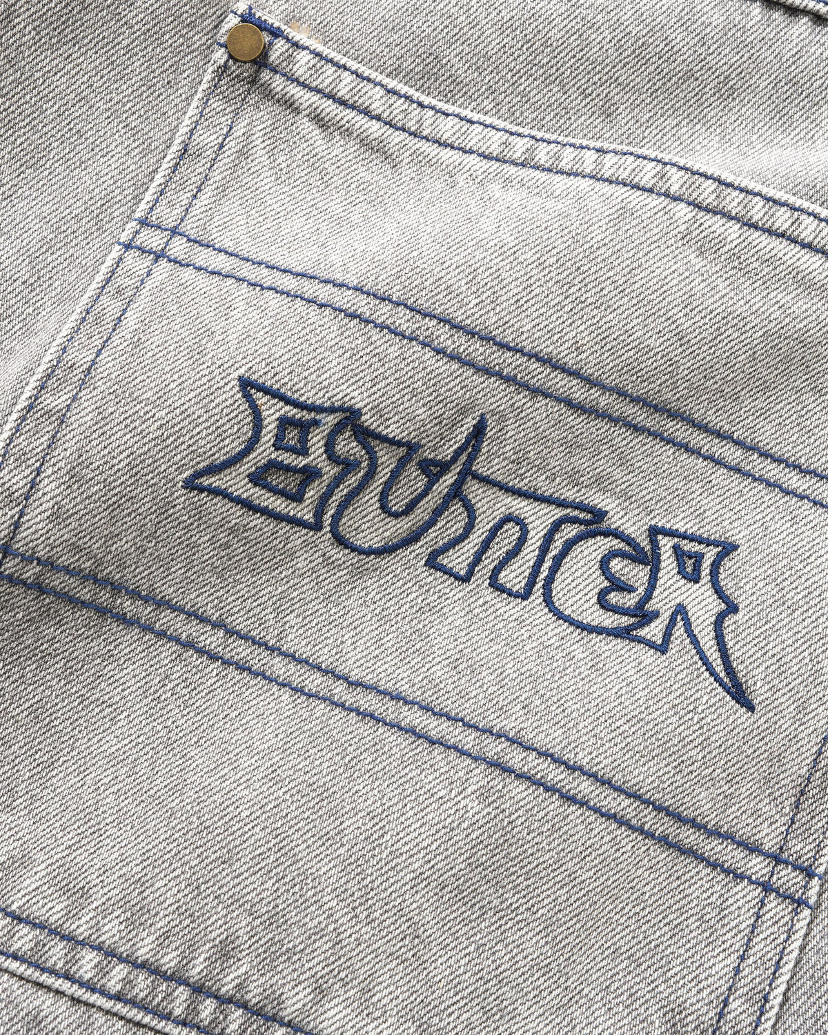 BUTTERGOODS // SHORT // ENCOUNTER DENIM SHORTS // WASHED SOFT GREY