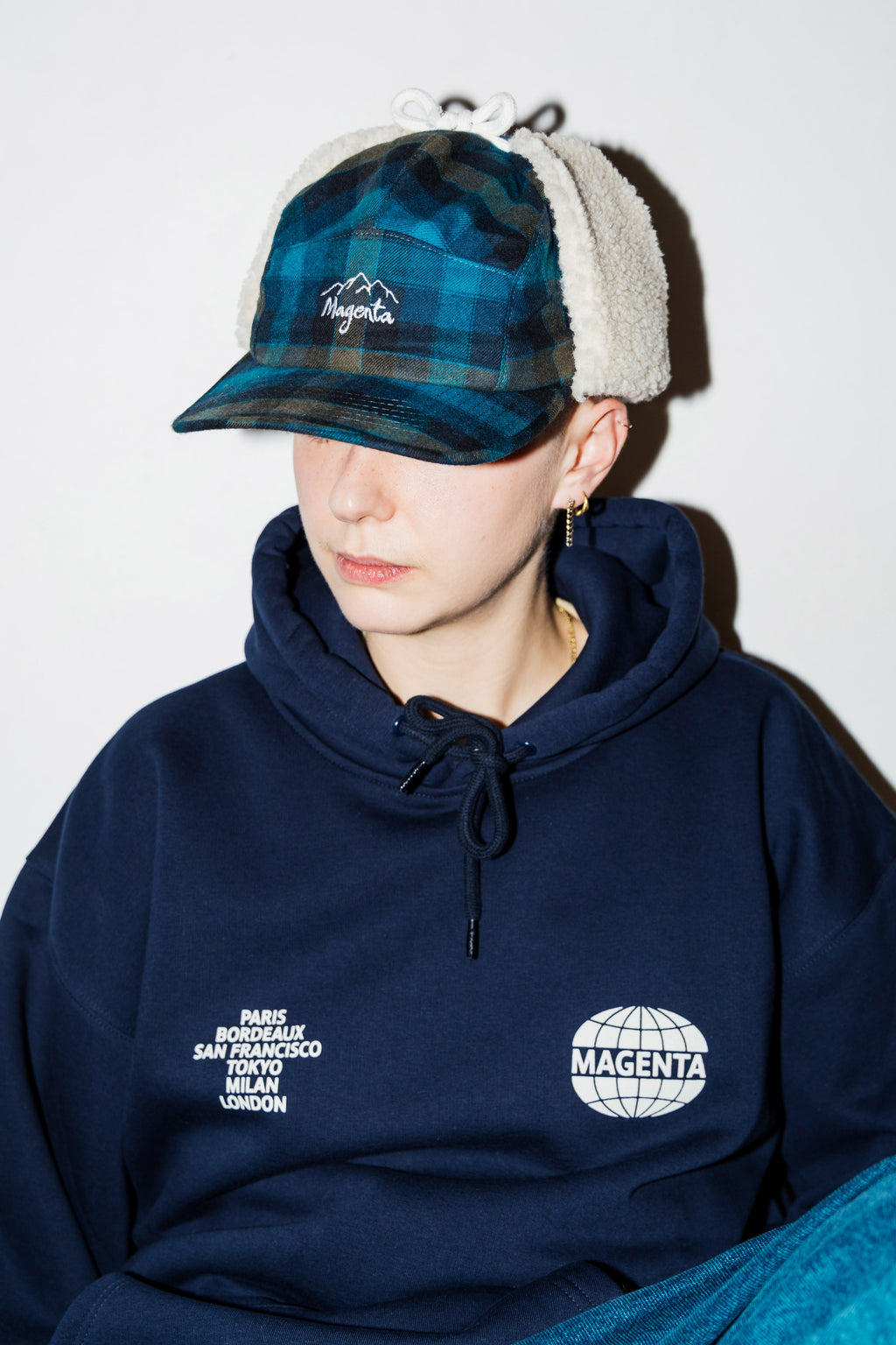 MAGENTA // MTN FLAPS 5P HAT // PATTERN