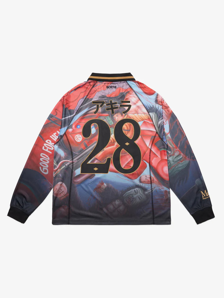 SCRT // NEO TOKYO FOOTBALL JERSEY // CRIMSON