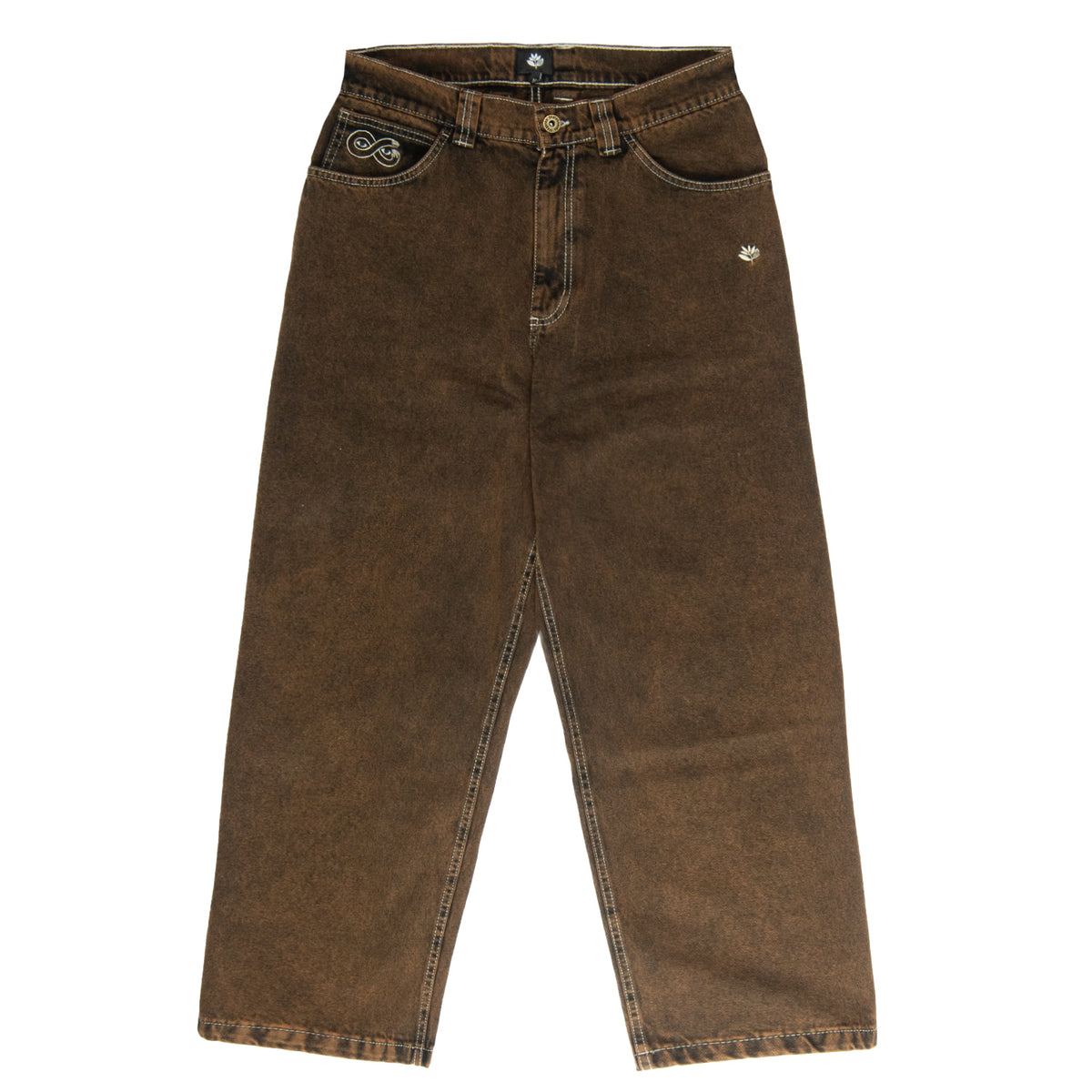 MAGENTA // OG DENIM PANTS // BRONZE