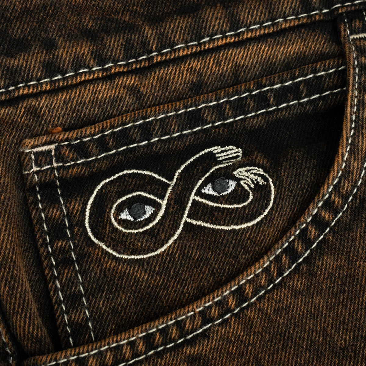 MAGENTA // OG DENIM PANTS // BRONZE