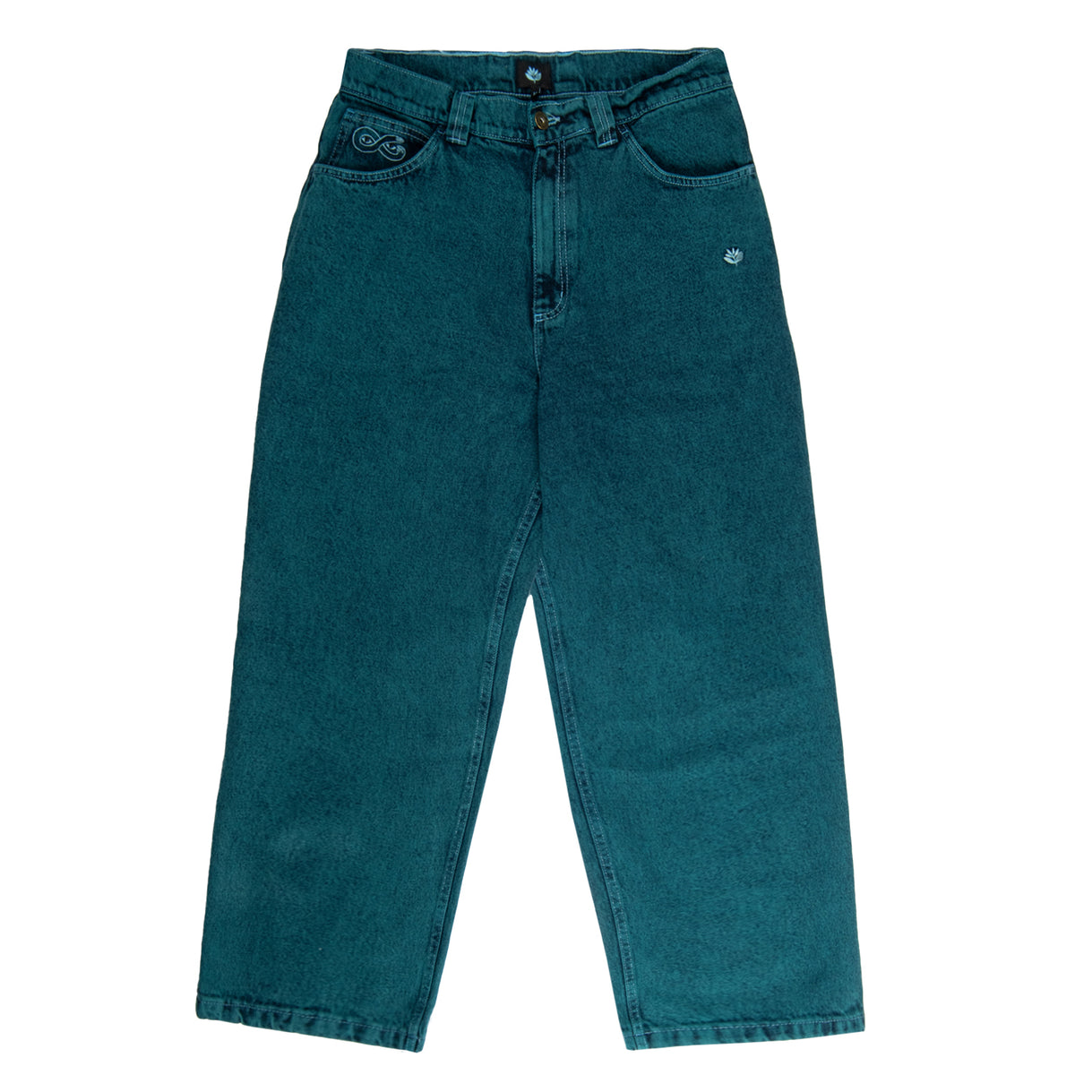 MAGENTA // OG DENIM PANTS // TEAL