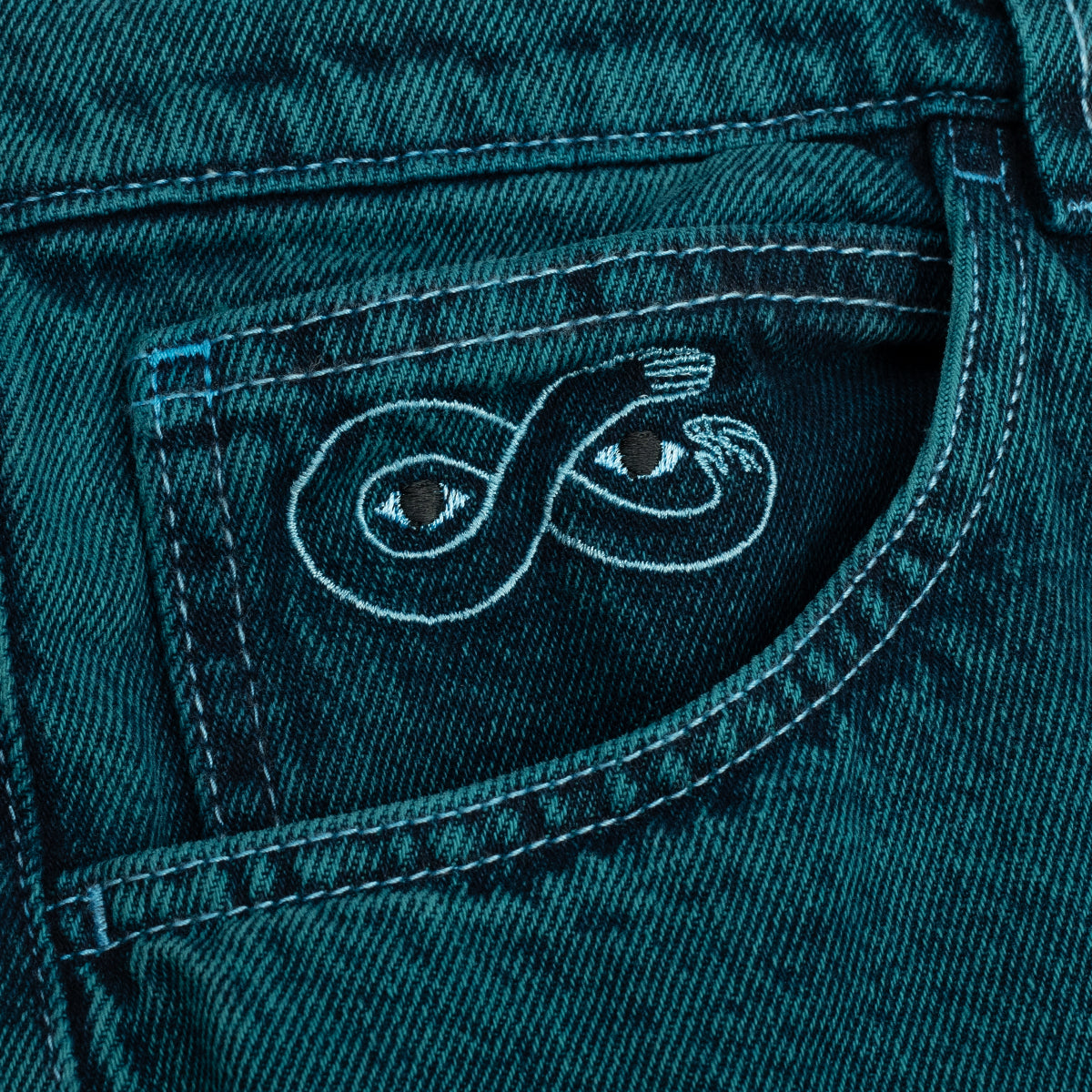 MAGENTA // OG DENIM PANTS // TEAL