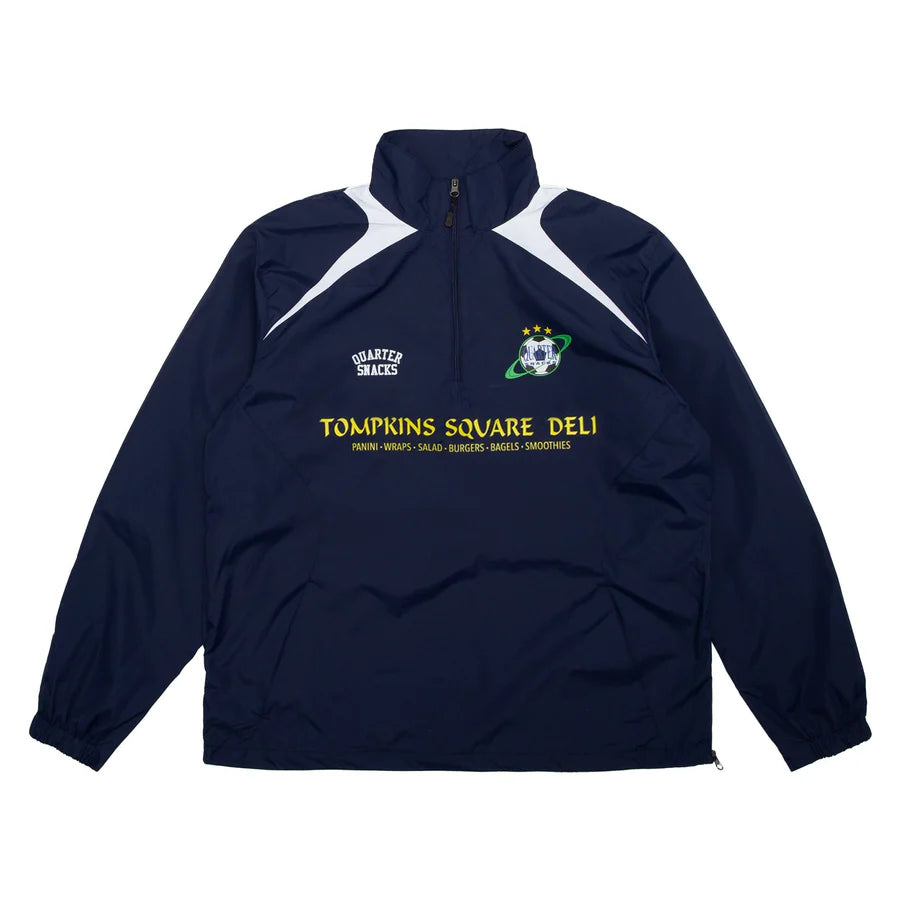 QUARTERSNACKS // DELI SQUAD TRACK JACKET // NAVY
