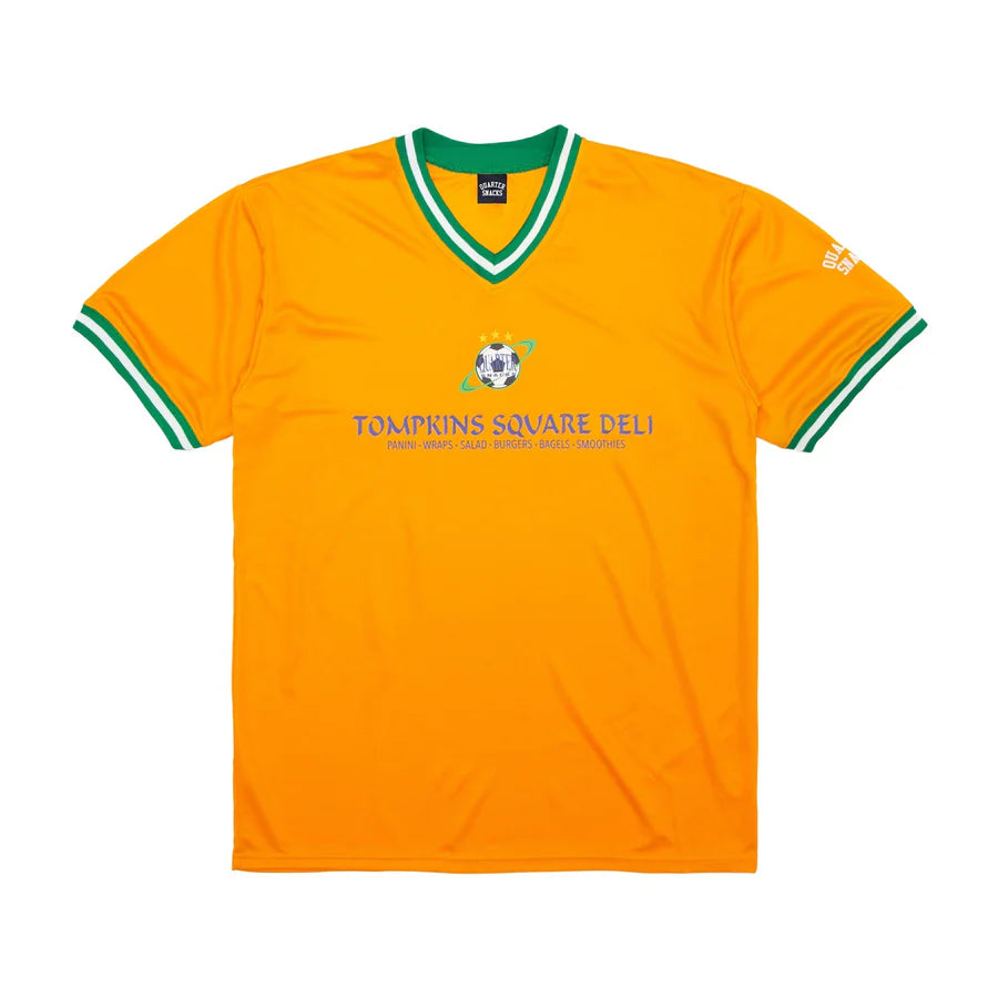 QUARTERSNACKS // DELI SQUAD JERSEY // GOLD