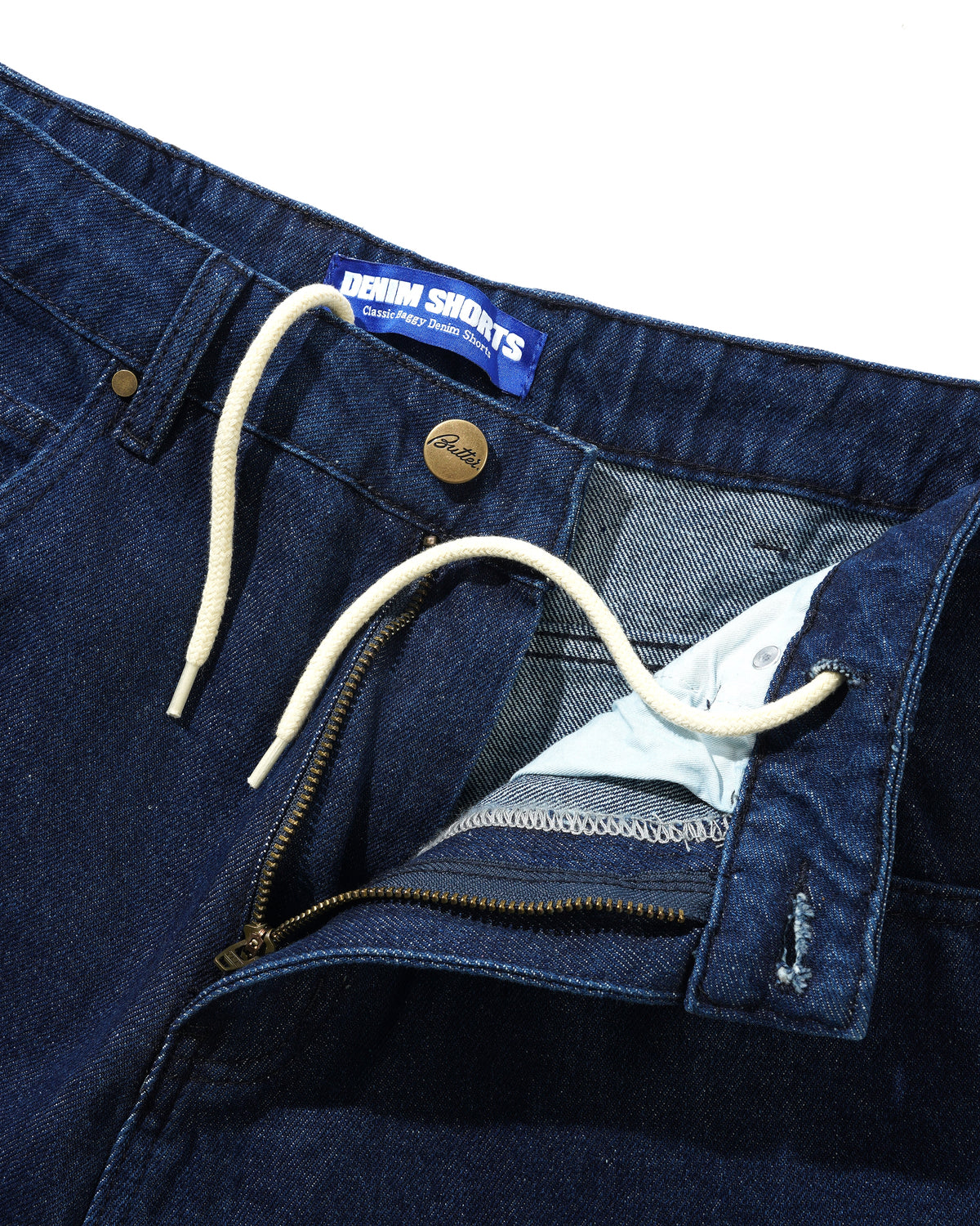 BUTTERGOODS // SHORT // RIVET DENIM SHORTS // RAW INDIGO