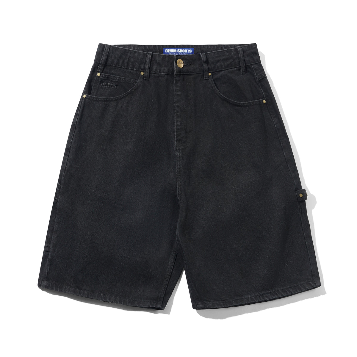 BUTTERGOODS // SHORT // RIVET DENIM SHORTS // WASHED BLACK