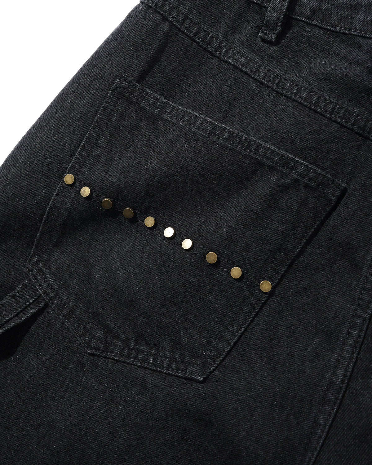 BUTTERGOODS // SHORT // RIVET DENIM SHORTS // WASHED BLACK