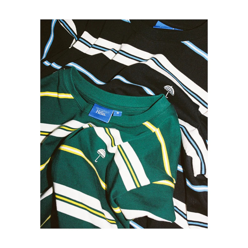 HELAS RAYE TEE STRIPED GREEN