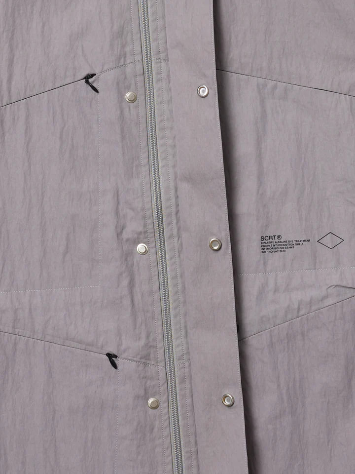 SCRT // NYLON TECHNICAL SHIRT // LIGHT GREY