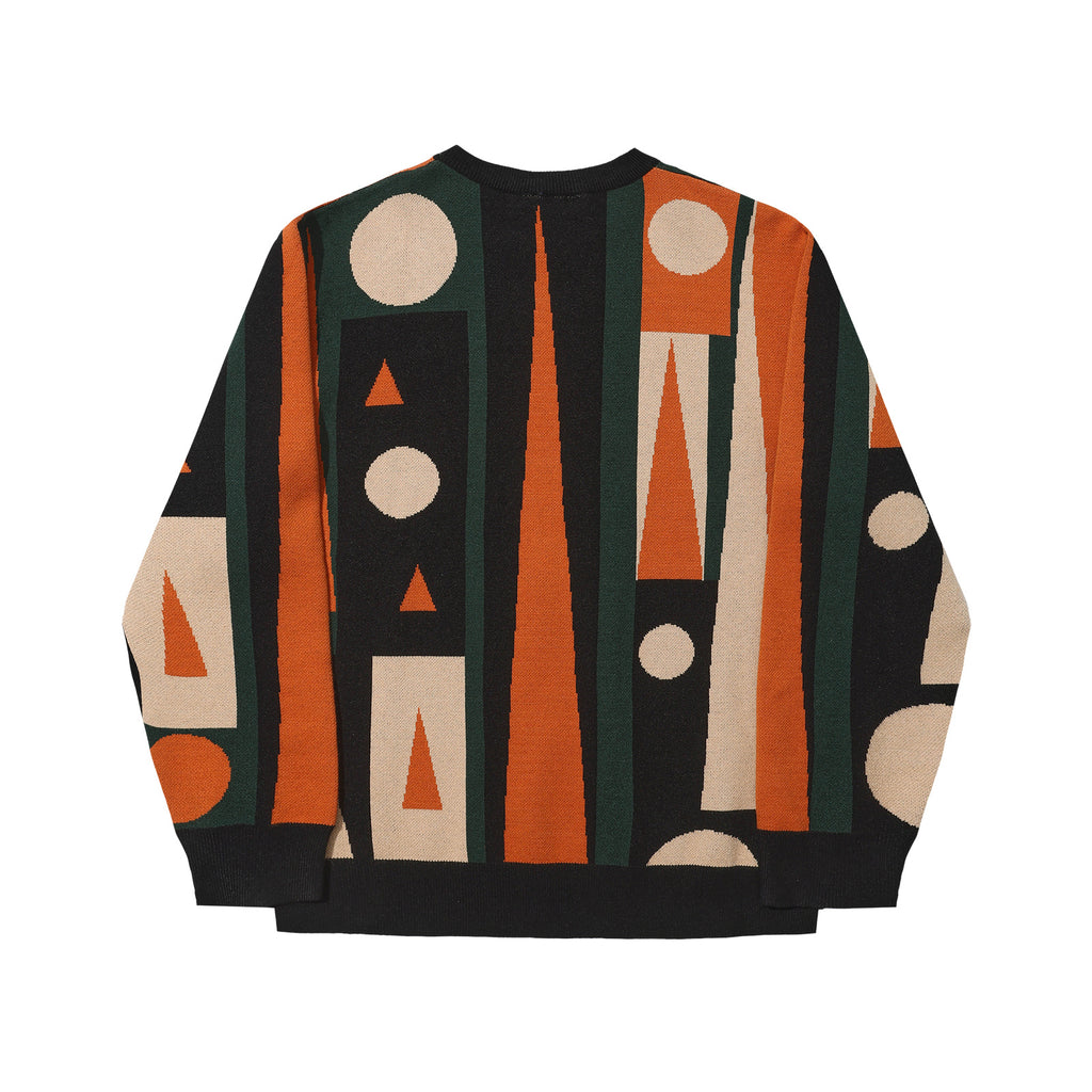 HELAS // BACKGAMMON CREWNECK KNIT // MULTICO