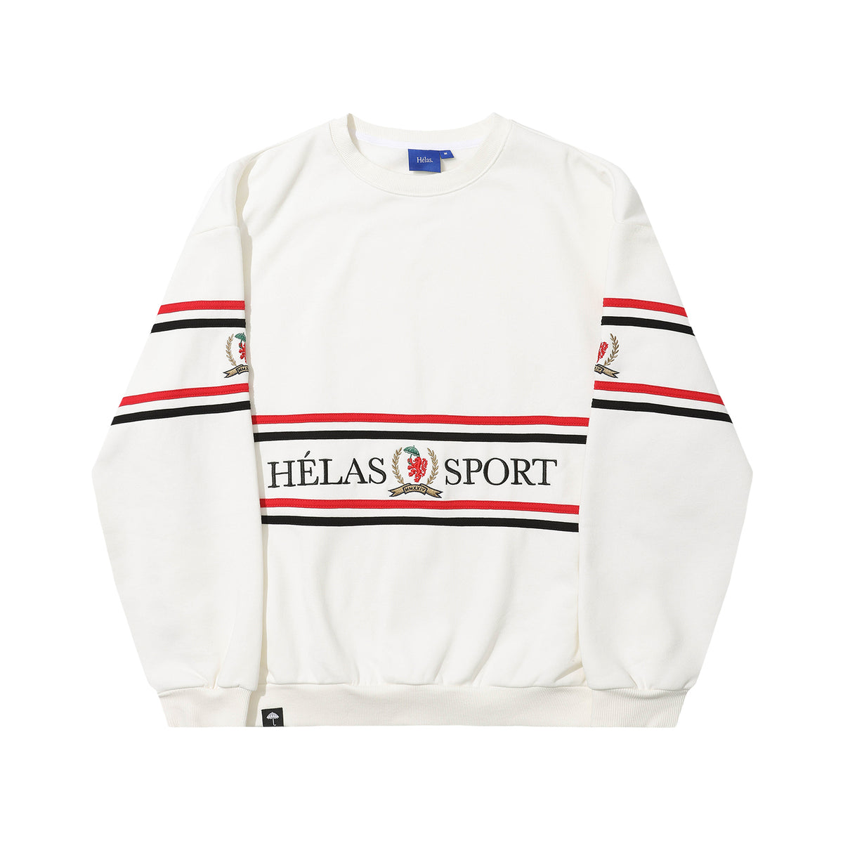 HELAS // SPORT CREWNECK // WHITE