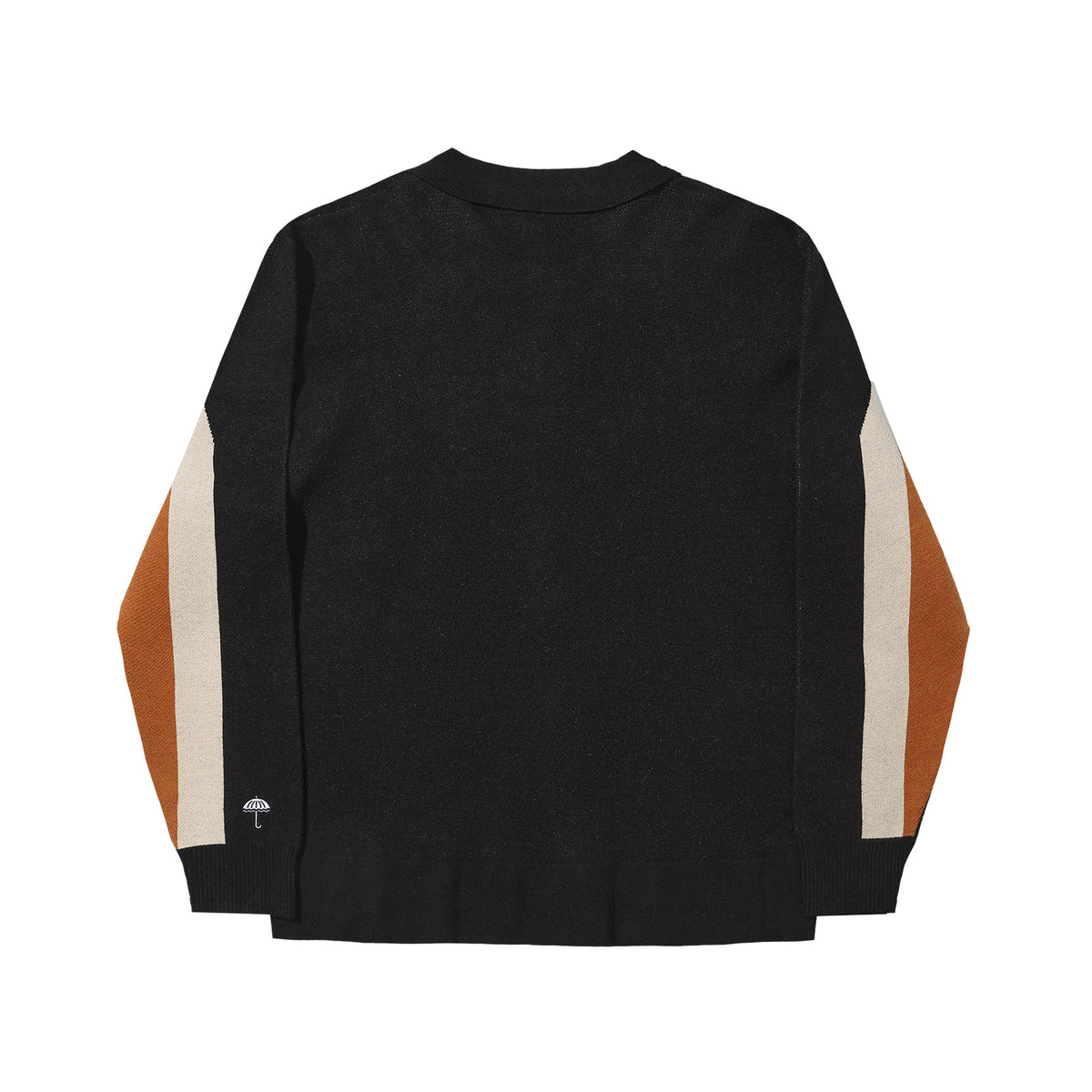 HELAS // NILE ZIPPED KNIT POLO // MULTICO