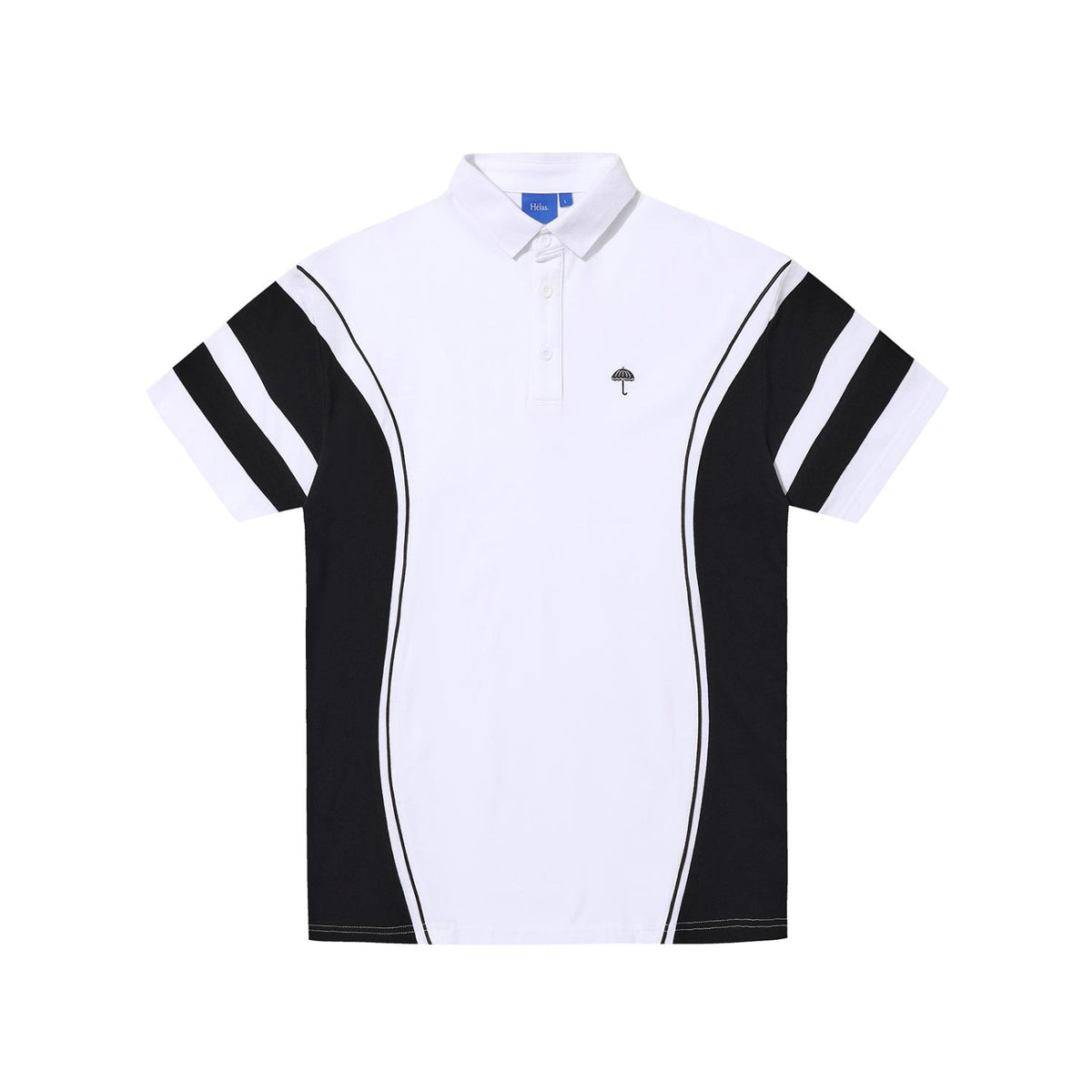 HELAS // POLO SHIRT // MATCH POINT // WHITE BLACK