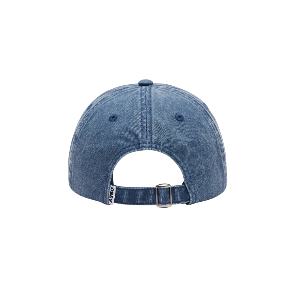 OBEY PIGMENT BOLD 6 PANELS STRAPBACK  PIGMENT NAVY