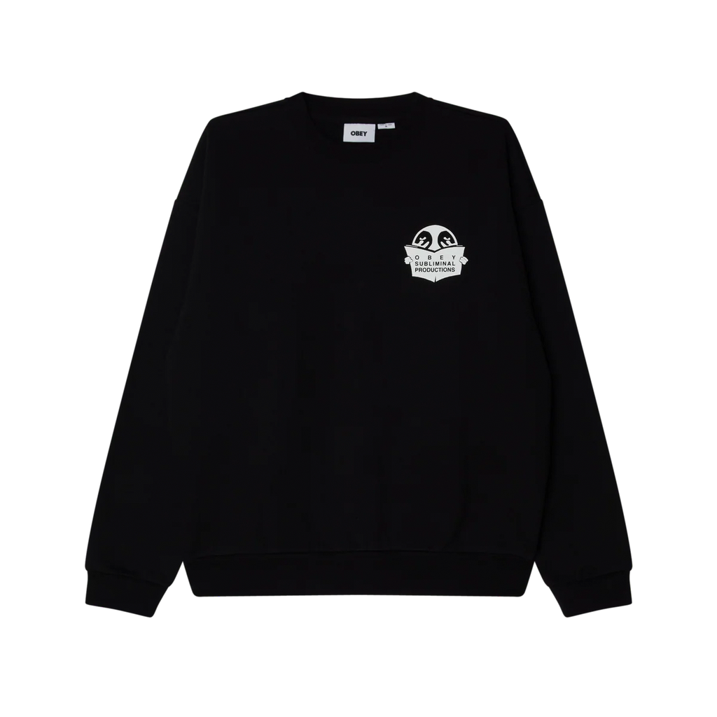 OBEY // WELDON CREWNECK // BLACK