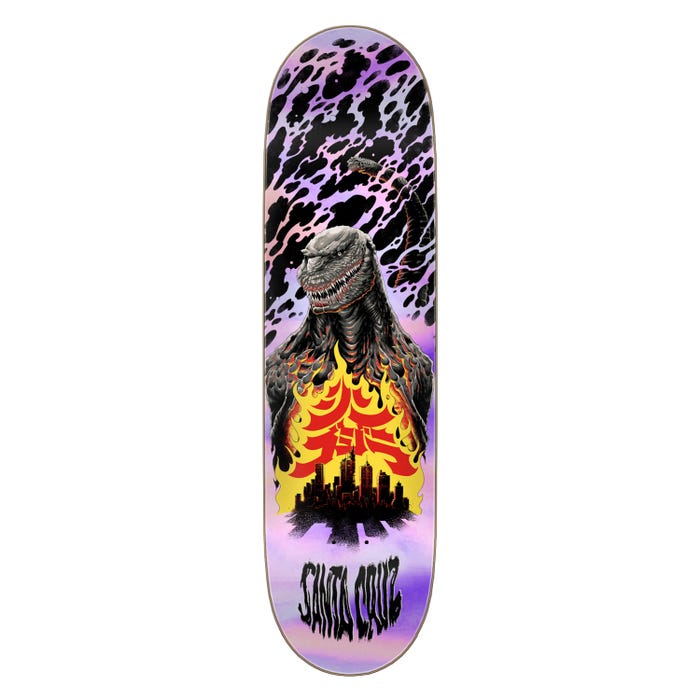 SANTA CRUZ X GODZILLA // SHIN KNOX FIREPIT 8.5