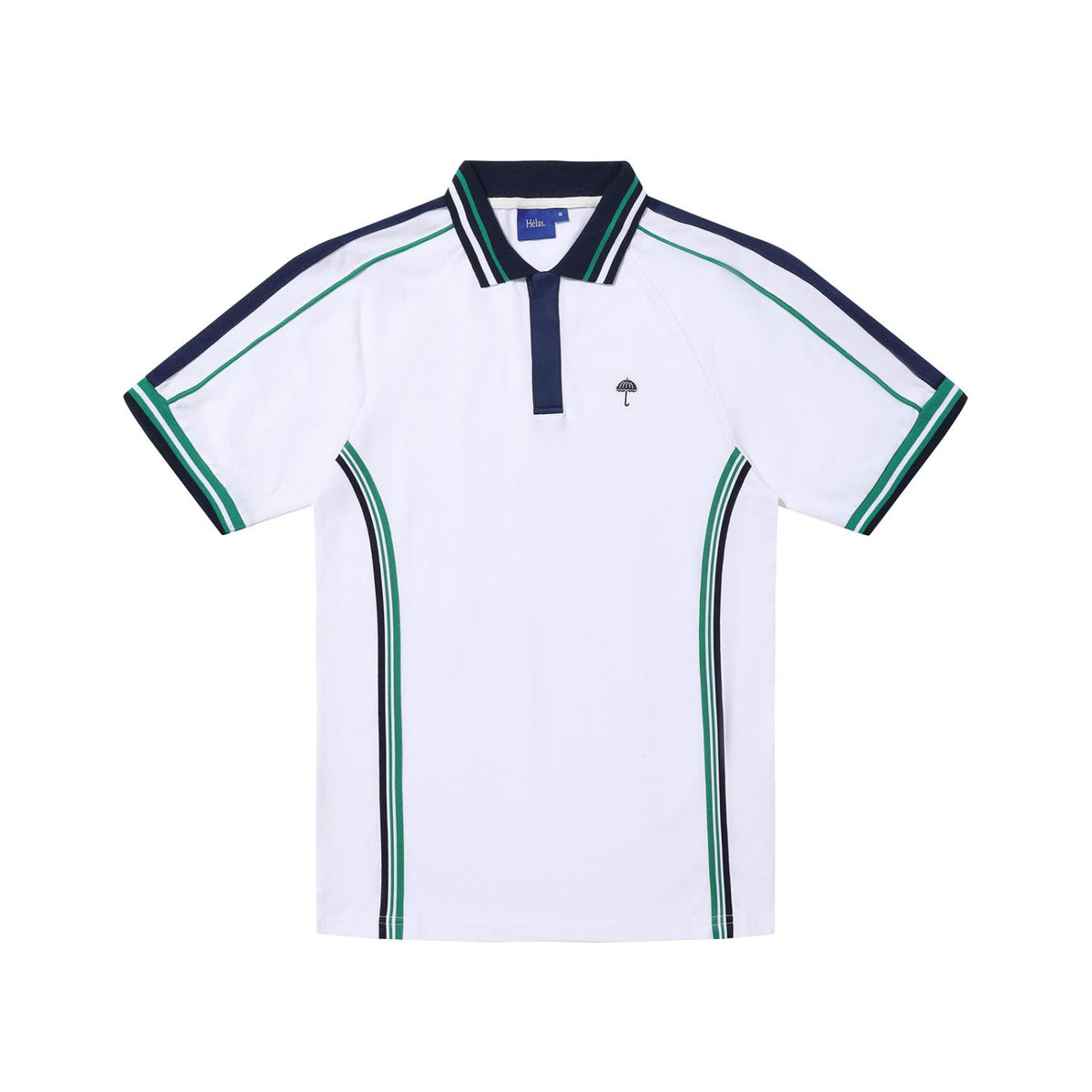 HELAS // POLO // TENNIS POLO PIQUE // WHITE